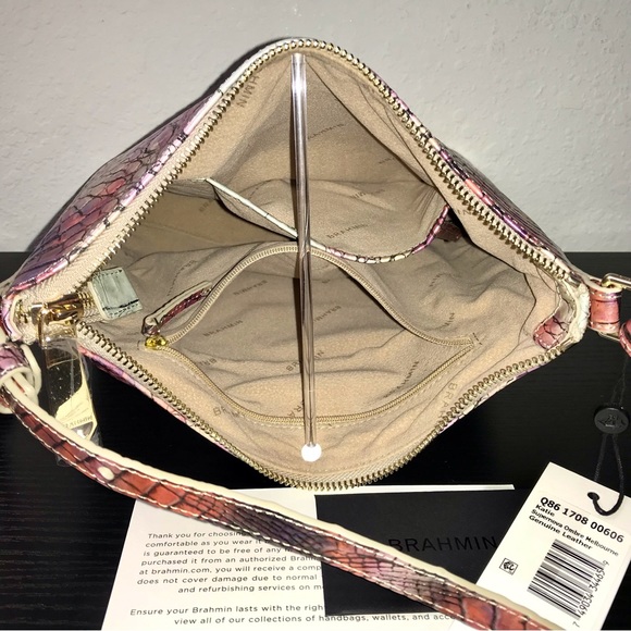 Brahmin SUPERNOVA OMBRÉ MELBOURNE Genuine Leather KATIE CROSSBODY Purse NWT - Picture 8 of 8